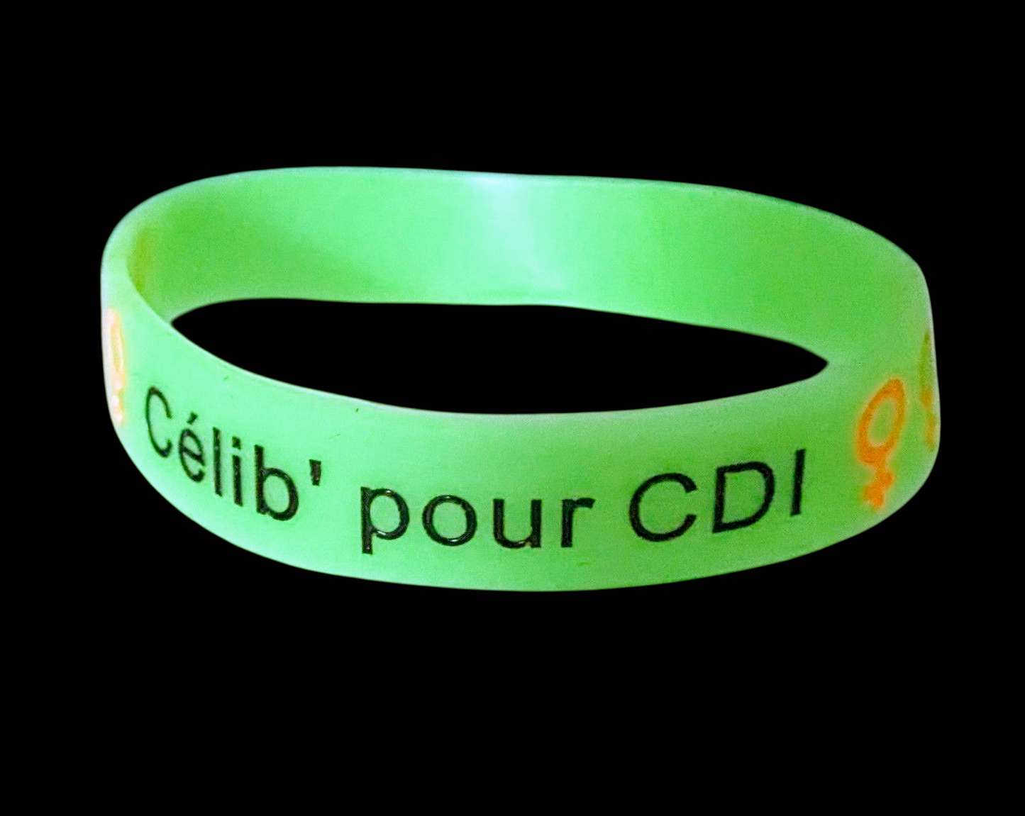 Célibracelet version Fun modèle "Célib' pour CDI" ♀