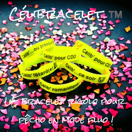 Célibracelet version Fun modèle "Célib' pour CDI" ♀
