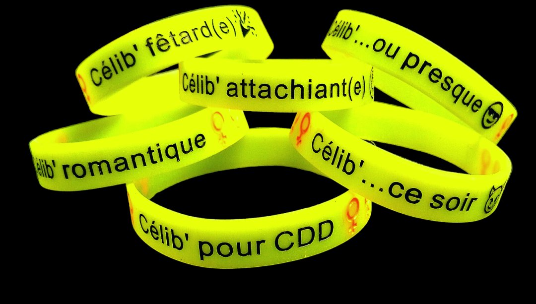Célibracelets version "fun"