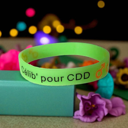 Célibracelet version Fun modèle "Pour CDD" ♂