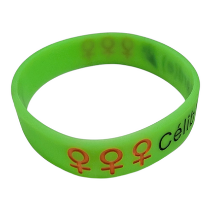 Célibracelet version Fun modèle "Célib' fêtard(e)"  ♀