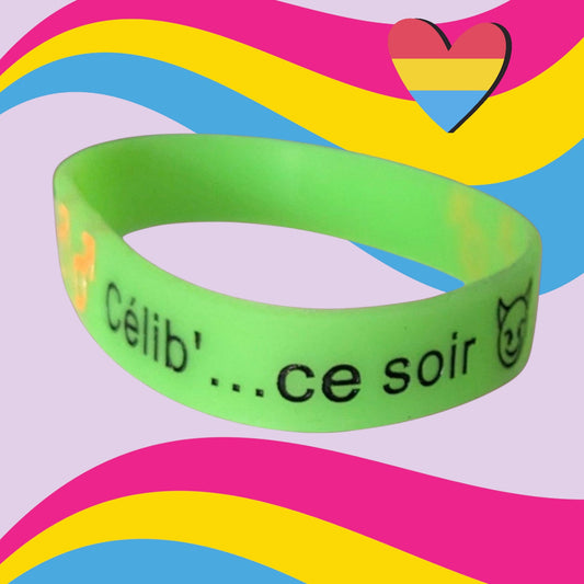 Célibracelet version Fun modèle "Célib' ce soir"  ♂