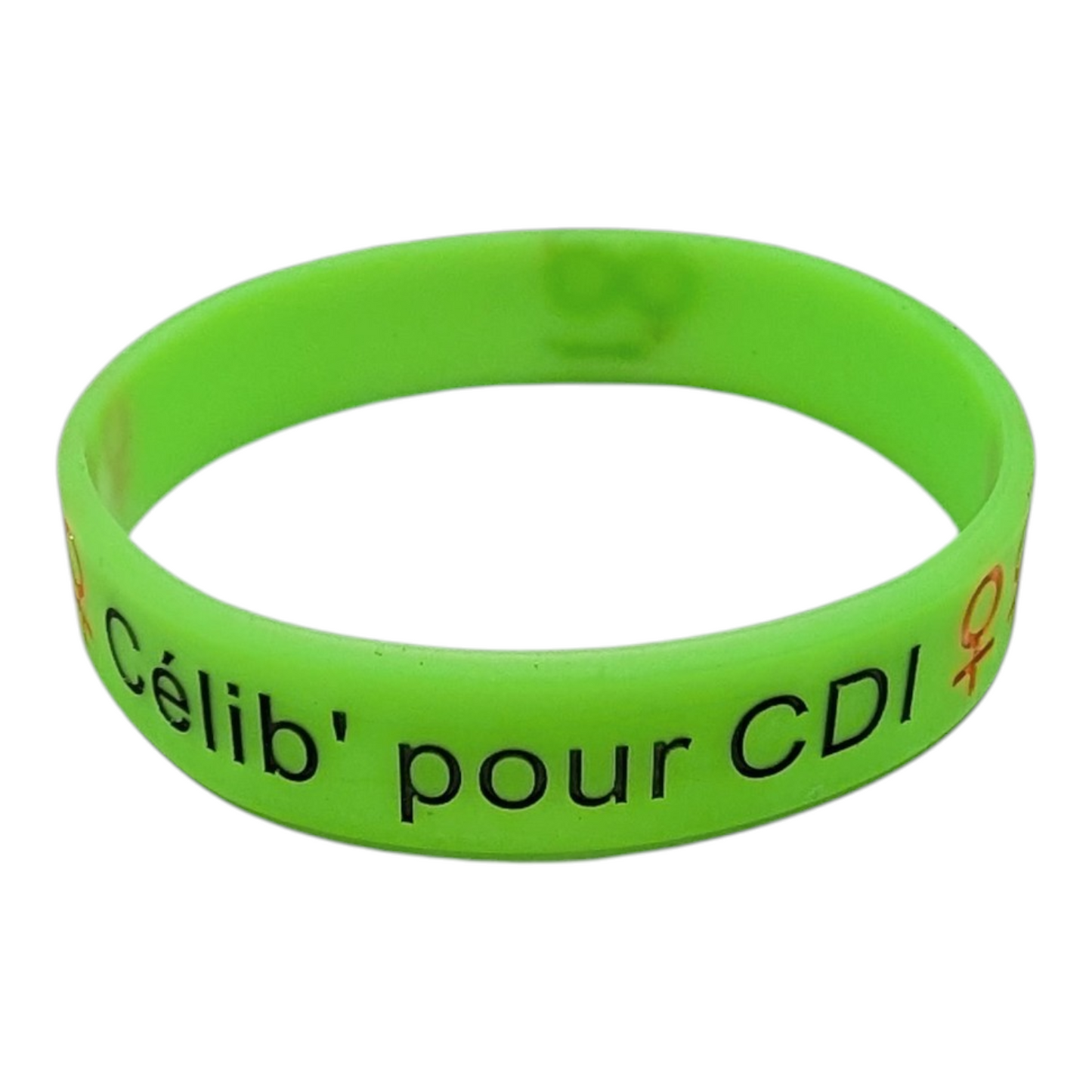 Célibracelet version Fun modèle "Célib' pour CDI"  ♀