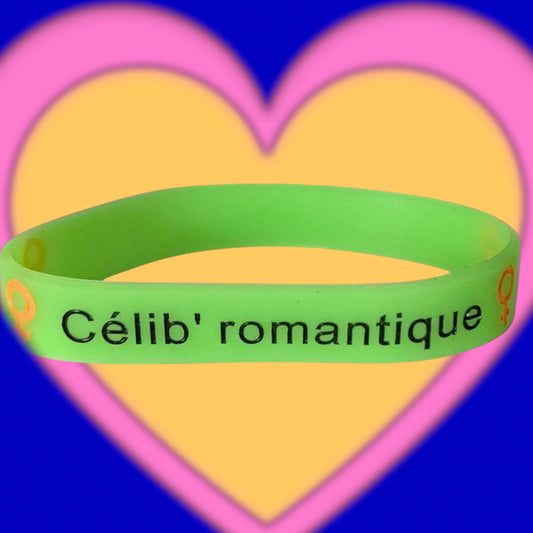 Célibracelet version Fun modèle "Célib' romantique"  ♀