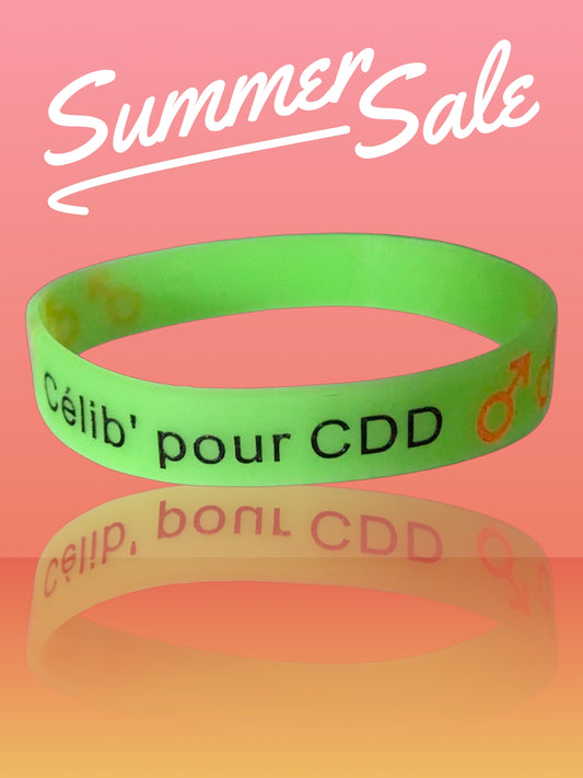 Célibracelet version Fun modèle "Pour CDD" ♂